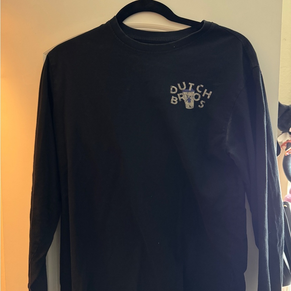 Dutch Bros Long Sleeve Graphic Tee | Black | Sizes XL & M | Unisex